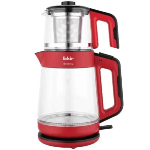 Elektrik çaydan Fakir BESTEA Glass Red Black